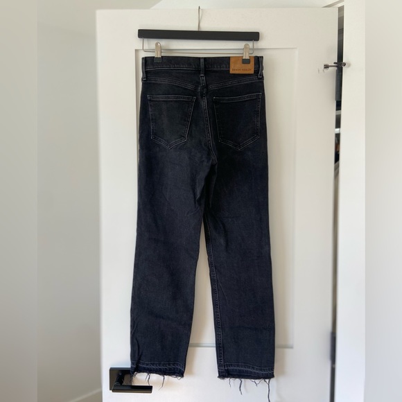 Denim Forum Arlo Straight Leg High Rise Jeans - Picture 3 of 6